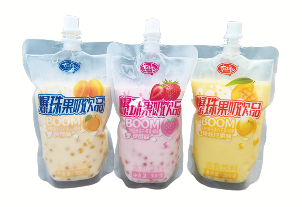 爆珠果奶饮品